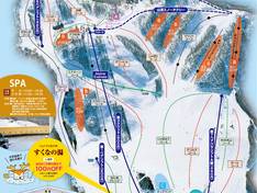 Mappa delle piste Hounokidaira
