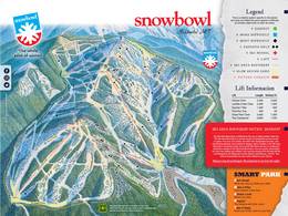 Mappa delle piste Montana Snowbowl