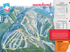 Mappa delle piste Montana Snowbowl