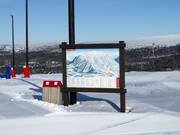 Mappa delle piste nell’area sciistica Tandådalen/Hundfjället