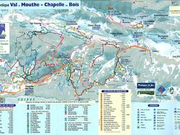 Mappa delle piste Chaux Neuve