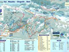 Mappa delle piste Chaux Neuve