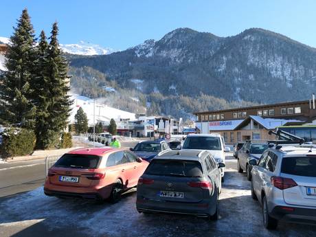 Pitztal: Accesso nei comprensori sciistici e parcheggio – Accesso, parcheggi Hochzeiger - Jerzens