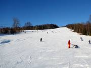 Vista dalla stazione a valle sulla pista