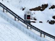 Funicolare per gli alloggi a Les Brévières