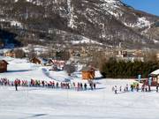 Area esercitazioni nella zona a valle