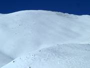 Vista sulla Freeride Zone Lomnické sedlo