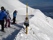 Inizio dell’itinerario sciistico Teufi