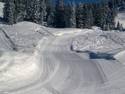 Facile pista ondulata nell’area di esercitazione