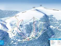 Mappa delle piste Valdrôme