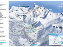 Mappa delle piste Le Mont-Dore