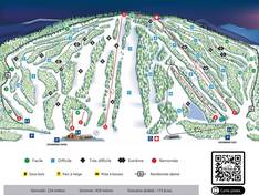 Mappa delle piste Le Relais - Lac Beauport