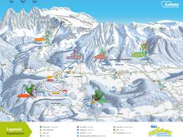 Mappa delle piste Ramsau am Dachstein - Rittisberg