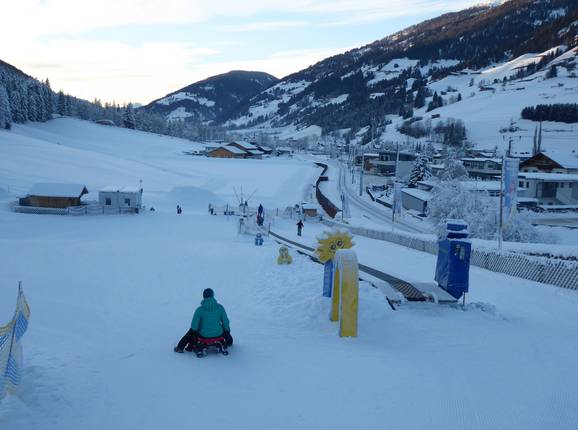 Pista da sci e da slittino nel Winterwichtelland Sillian