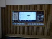 Schermo informativo alla stazione a valle