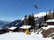 Innevamento con lance sulla discesa a valle