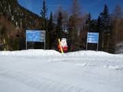 Segnaletica delle piste allo Speikboden