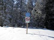 Segnaletica delle piste al Vigiljoch