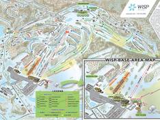 Mappa delle piste Wisp - McHenry (Deep Creek Lake)