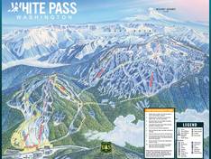 Mappa delle piste White Pass