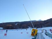 Innevamento con lance ad Aprica