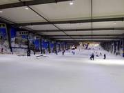 Vista sulla pista nella Skihalle Snowplanet