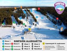 Mappa delle piste Simpsiö