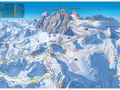Mappa delle piste Dachsteingletscher (Ghiacciaio del Dachstein)