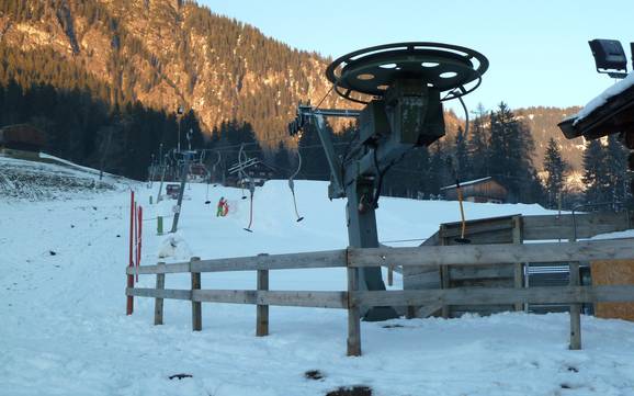 Stazione a valle più alta nella Alpbachtal (Valle di Alpbach) – comprensorio sciistico Böglerlift - Alpbach