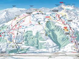 Mappa delle piste Pizol - Bad Ragaz/Wangs