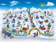 Mappa delle piste Winterwichtelland Sillian