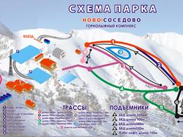 Mappa delle piste Novososedovo