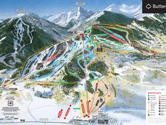 Mappa delle piste Buttermilk Mountain
