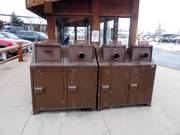 Raccolta differenziata dei rifiuti nell’area sciistica Jackson Hole