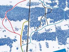 Mappa delle piste L'Orient