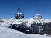 Rinneralm - 6pers.| Seggiovia ad alta velocità (ad agganciamento automatico) con cupole di protezione