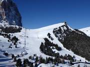 Vista sulle piste del Piz Sella