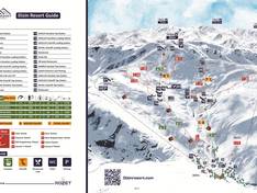 Mappa delle piste Dizin