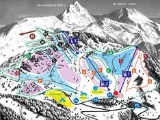 Mappa delle piste Yamaboku - Yamada Bokujo