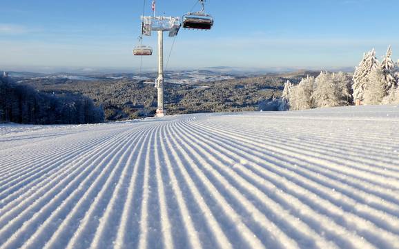 Preparazione delle piste Almberg-Haidel-Dreisessel – Preparazione delle piste Mitterdorf - Almberg