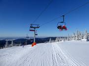 Horní Mísečky-Medvědín - 4pers.| Seggiovia ad alta velocità (agganc.autom.)