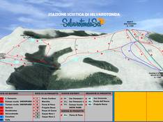 Mappa delle piste Selvarotonda - Cittareale