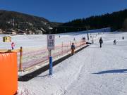 Tappeto magico nell’area principianti - accanto lo skilift a piattello