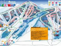 Mappa delle piste Pine Beak (Sugadaira Kogen)