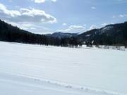 Pista Angerlift con vista verso il Riedbergpass