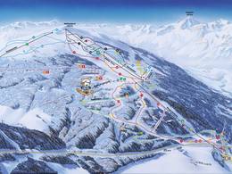Mappa delle piste Bergeralm - Steinach am Brenner