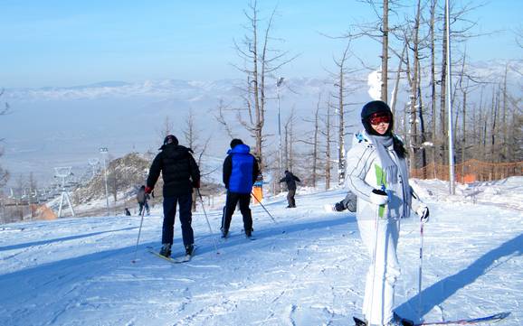 Sciare presso Ulaanbaatar