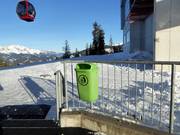 Cestino dei rifiuti presso la Kemahdhöhe