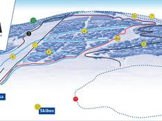 Mappa delle piste Tirolina (Haltjochlift) - Hinterthiersee