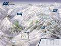 Mappa delle piste Ax 3 Domaines - Ax-les-Thermes